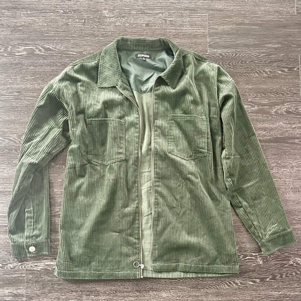 Men's Green Corduroy Jacket